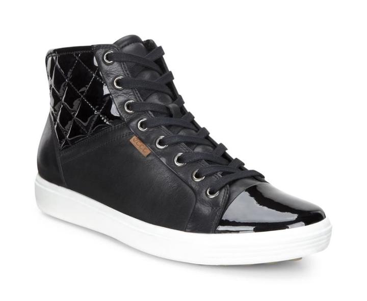 Ecco Women's Soft 7 Quilted High Top Boots Size 41