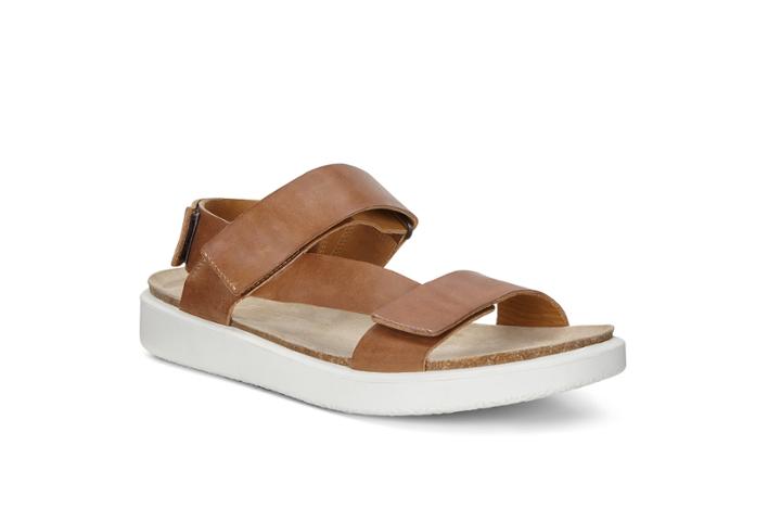Ecco Corksphere Sandal M Flat Size 5-5.5 Cashmere