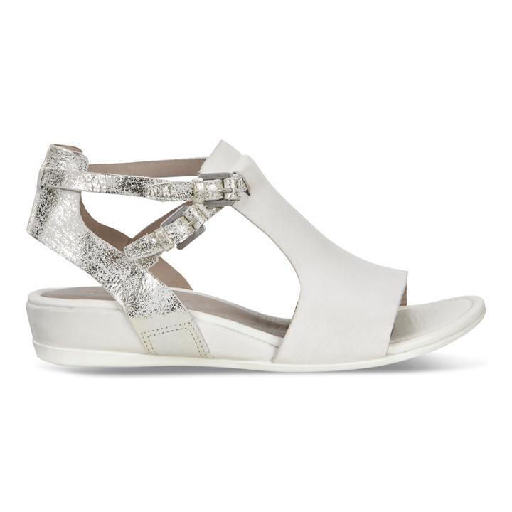Ecco Touch 25 Hooded Sandal Size 6-6.5 Shadow White