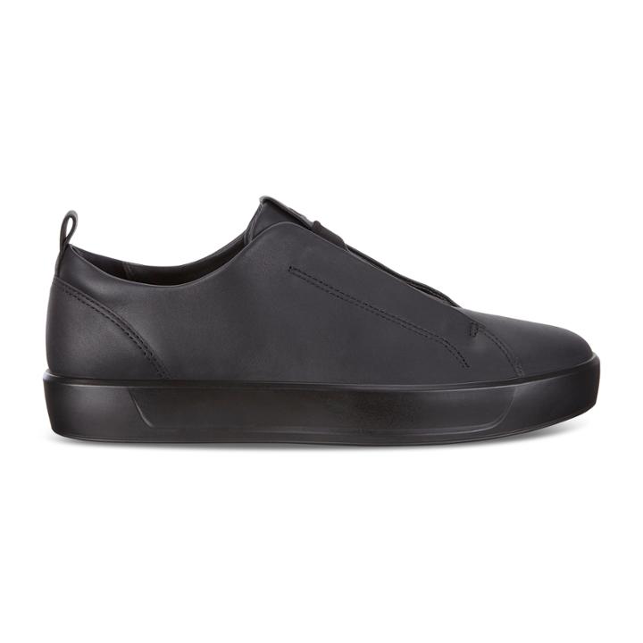 Ecco Mens Soft 8 Stretch Low Sneakers Size 10-10.5 Black