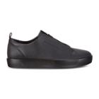 Ecco Mens Soft 8 Stretch Low Sneakers Size 10-10.5 Black