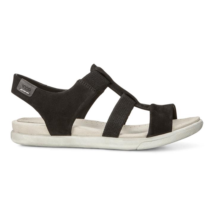 Ecco Damara Elastic Sandal Size 5-5.5 Black