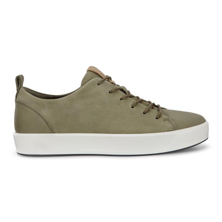 Ecco Mens Soft 8 Tie Sneakers Size 12-12.5 Grape Leaf