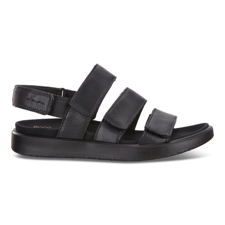 Ecco Flowt W Flat Sandal Size 7-7.5 Black