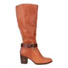 Ecco Shape 55 Tall Boot Size 4-4.5 Cognac