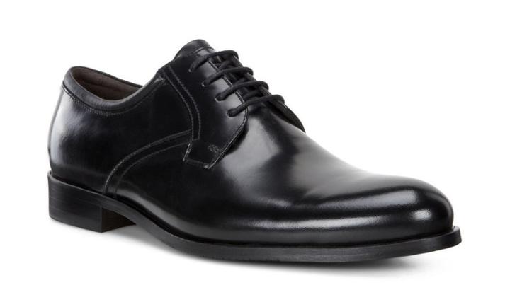 Ecco Men's Irvington Plain Toe Tie Shoes Size 39