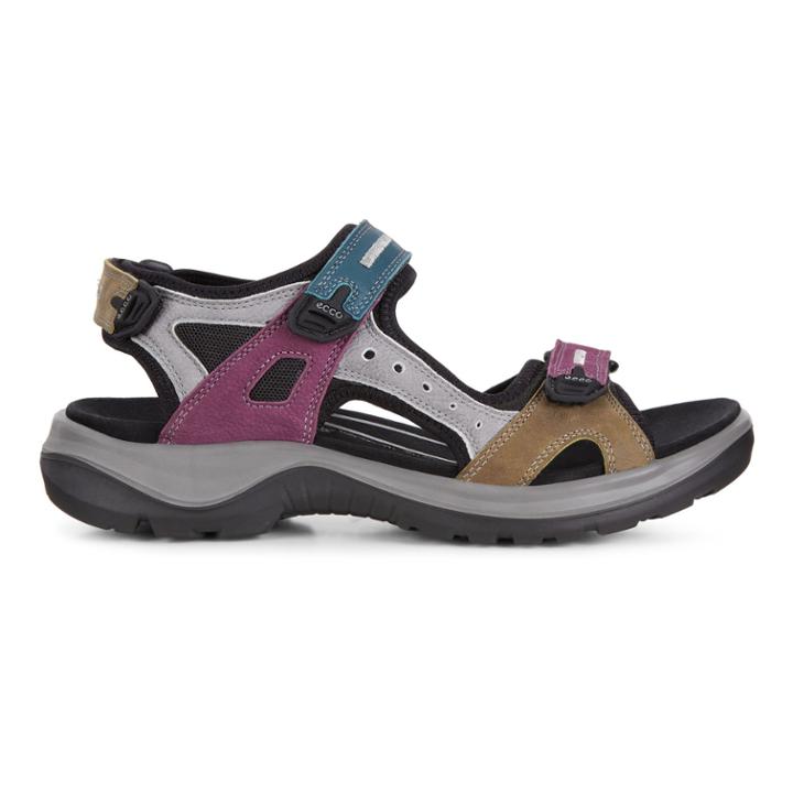 Ecco Offroad Flat Sandal Size 6-6.5 Petrol