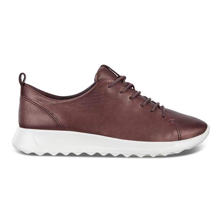 Ecco Flexure Runner W Shoe Sneakers Size 6-6.5 Fig Metallic