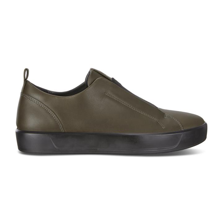 Ecco Mens Soft 8 Stretch Low Sneakers Size 7-7.5 Grape Leaf