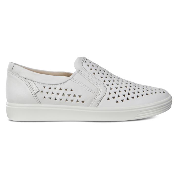 Ecco Soft 7 W Slip-on Sneakers Size 6-6.5 White