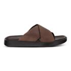 Ecco Flowt Lx M Slide Sandals Size 6-6.5 Cocoa Brown