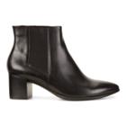 Ecco Shape 45 Pointy Block Boots Size 8-8.5 Black
