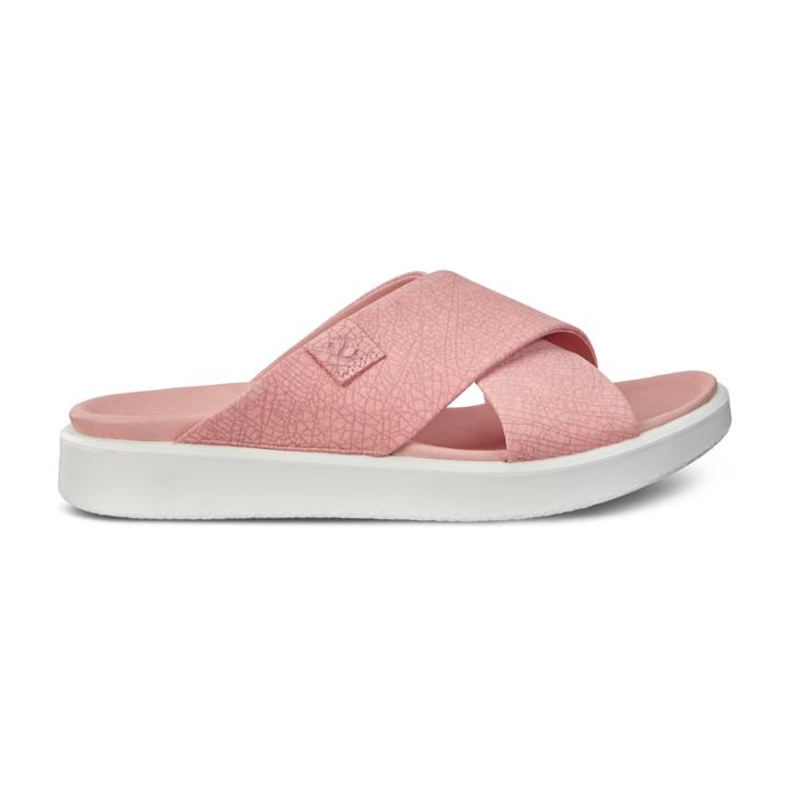 Ecco Flowt Lx W Slide Sandals Size 7-7.5 Muted Clay Rosato