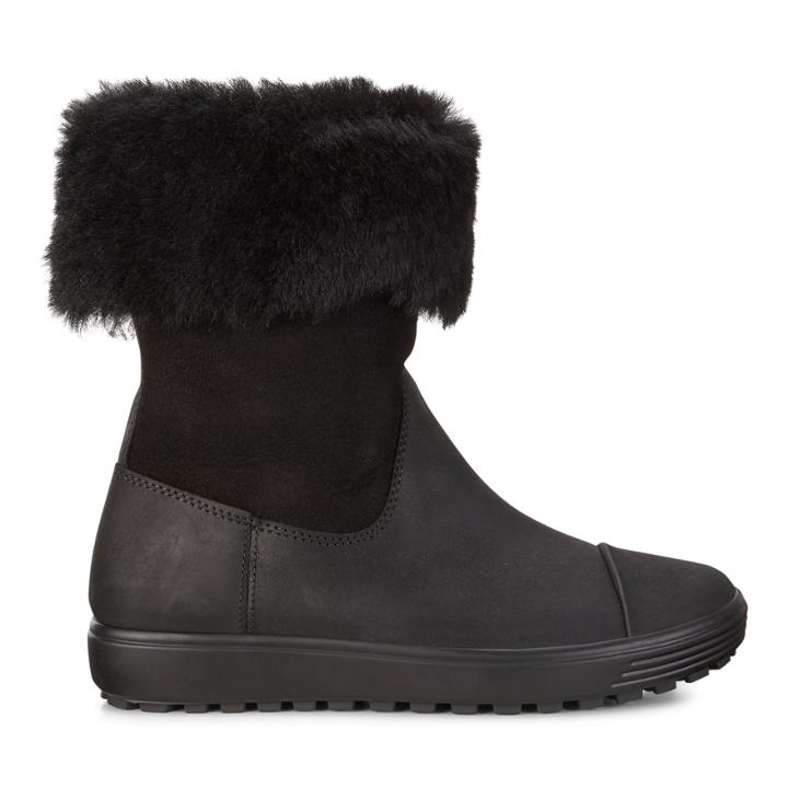 Ecco Womens Soft 7 Tred Boot Size 5-5.5 Black