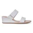 Ecco Shape 35 Wedge 2-strap Sandals Size 5-5.5 Bright White