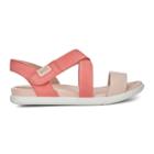 Ecco Damara Crisscross Sandal Size 4-4.5 Rose Dust