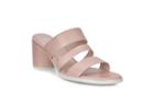 Ecco Shape Block Sandal 65 Sli Size 8-8.5 Rose Dust
