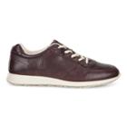 Ecco Womens Sneak Retro Tie Sneakers Size 4-4.5 Bordeaux