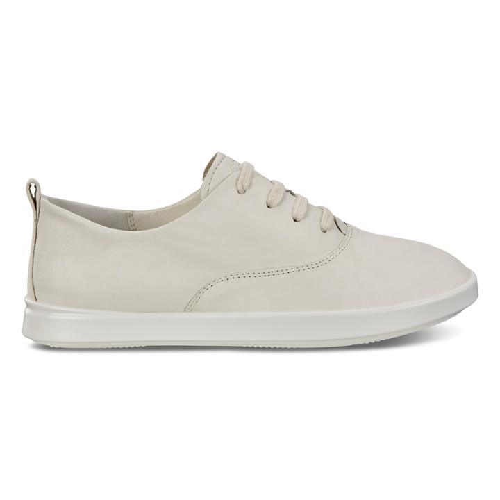 Ecco Leisure Tie Sneakers Size 7-7.5 Shadow White