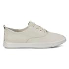 Ecco Leisure Tie Sneakers Size 7-7.5 Shadow White