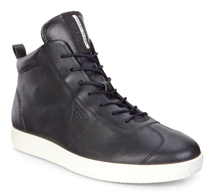 Ecco Men's Soft 1 High Top Boots Size 9/9.5