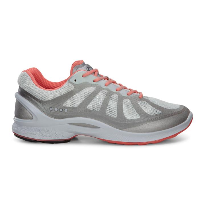 Ecco Womens Biom Fjuel Racer Sneakers Size 5-5.5 Silver Metallic