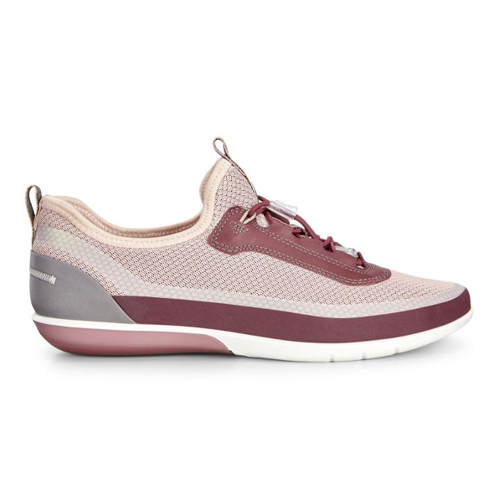Ecco Sense Light Toggle Sneakers Size 4-4.5 Bordeaux