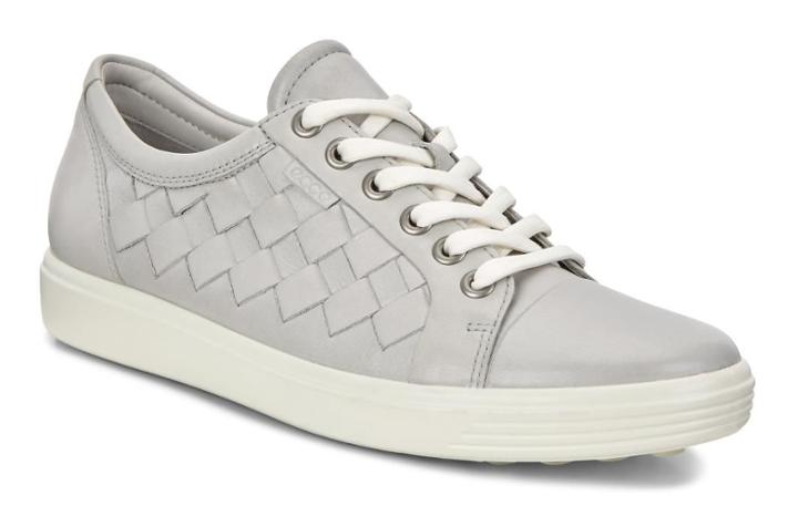 Ecco Women's Soft 7 Woven Tie Shoes Size 5/5.5