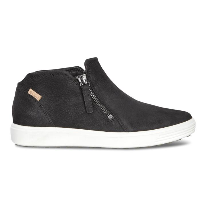 Ecco Womens Soft 7 Low Bootie Size 4-4.5 Black