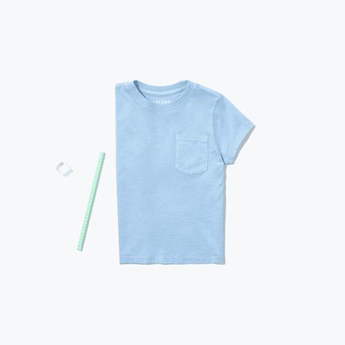 Everlane Mini: Pocket Tee - Light Blue
