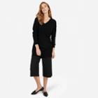 Everlane The Cashmere Sweater Dress - Black