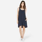 Everlane The Silk Tank Dress - Navy