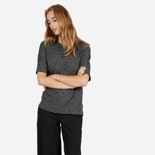 Everlane The Sweater Dolman Tee - Charcoal