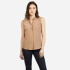 Everlane Women's Silk Sleeveless - Warm Tan