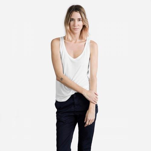 Everlane The Ryan Tank - White