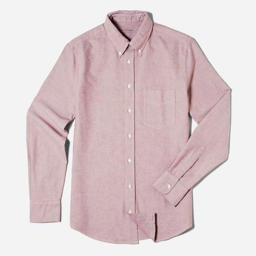 Everlane The Slim Fit Oxford - Bordeaux