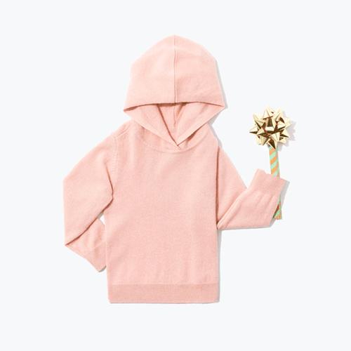 Everlane Mini: Cashmere Hoodie- Blush