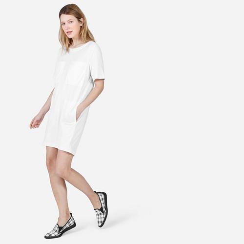 Everlane The Cotton Pocket Dress - White