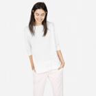 Everlane Women's Linen Long-sleeve Tee - White