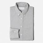 Everlane The Slim Fit Poplin - End-on-end Grey