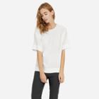 Everlane The Silk Short-sleeve Crew - White