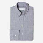 Everlane The Slim Fit Poplin - End-on-end Navy