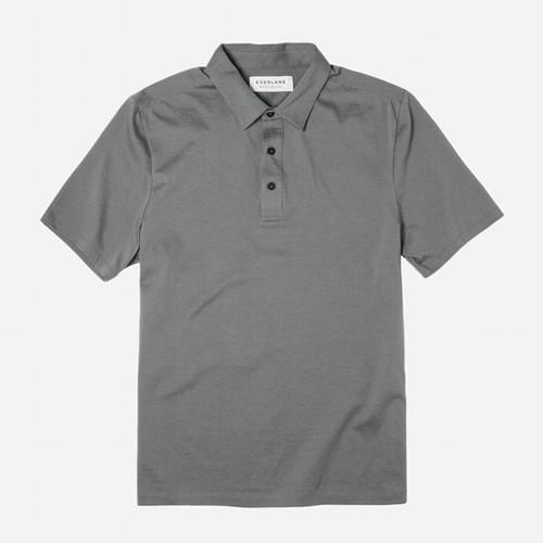 Everlane Men's Jersey Polo - Grey