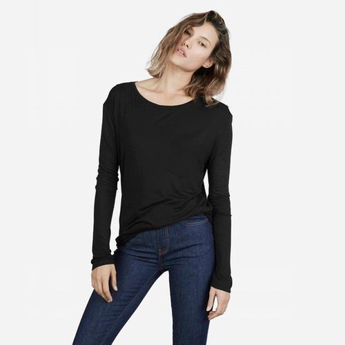 Everlane The Ryan Long Sleeve - Black