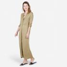 Everlane The Ryan Long-sleeve Dress - Sand