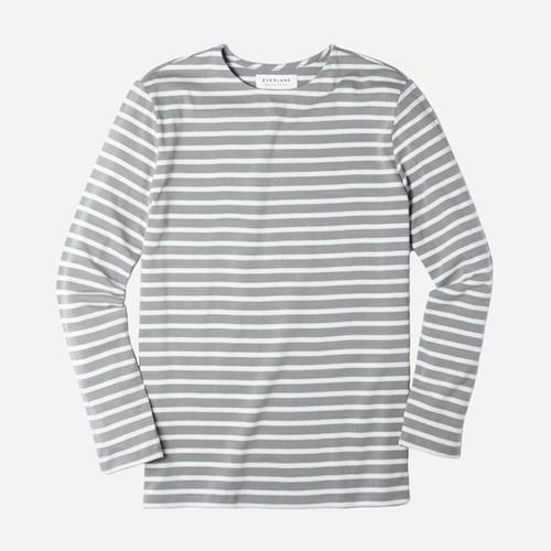 Everlane Men's Heavyweight Tee - Grey / Cream