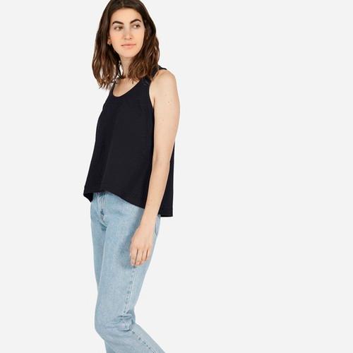 Everlane The Texture Tank - Black