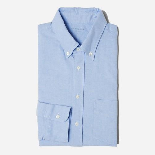 Everlane The Slim Fit Oxford - Light Blue