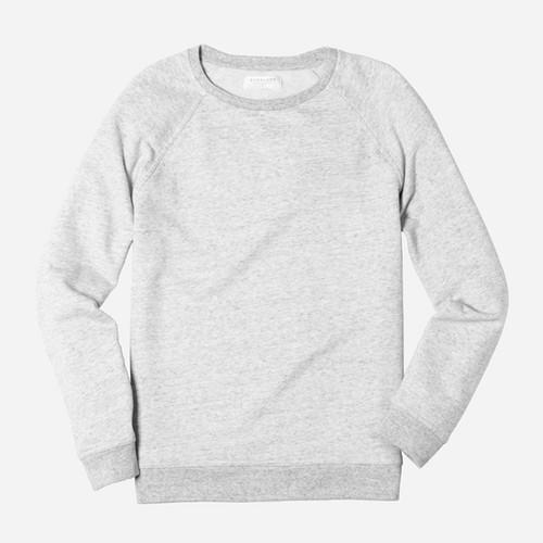 Everlane Men's Crew Sweatshirt - Light Grey Marled