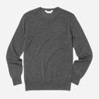 Everlane The Men's Luxe Merino Crew Sweater - Charcoal